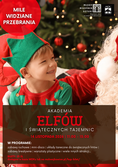 Plakat wydarzenia:  AKADEMIA ELFÓW I ŚWIĄTECZNYCH TAJEMNIC